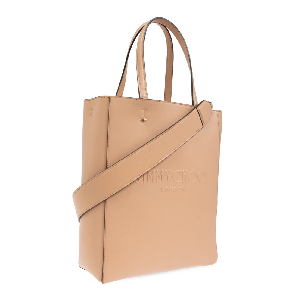 Jimmy Choo Lenny Medium Shopper Tas Brown Dames
