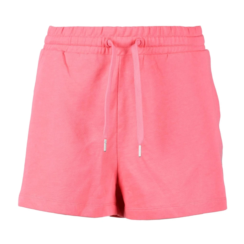 Armani Exchange Katoenen Shorts Pink Dames