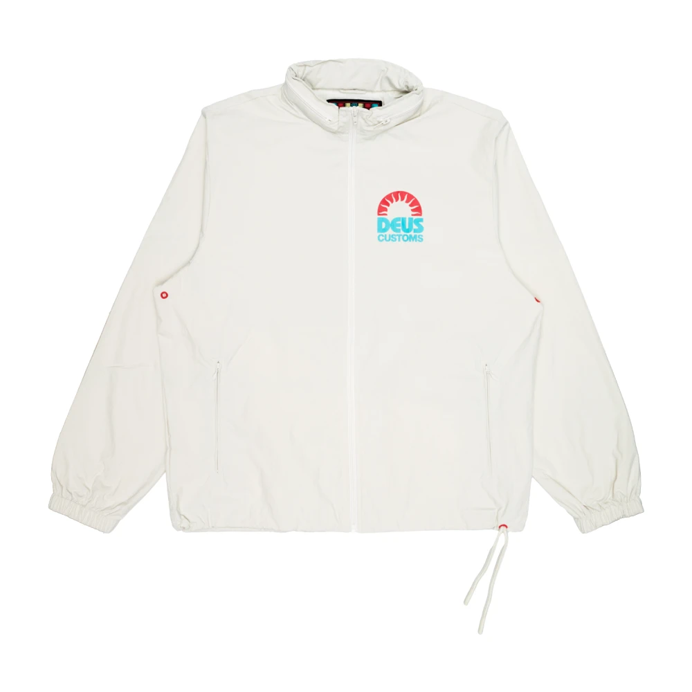 Deus Ex Machina Nylon Coach Jack Surfboards Print White Heren
