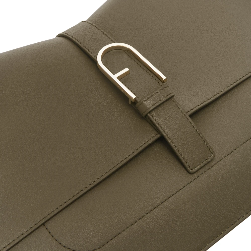 Furla Flow Top Handtas Green Dames
