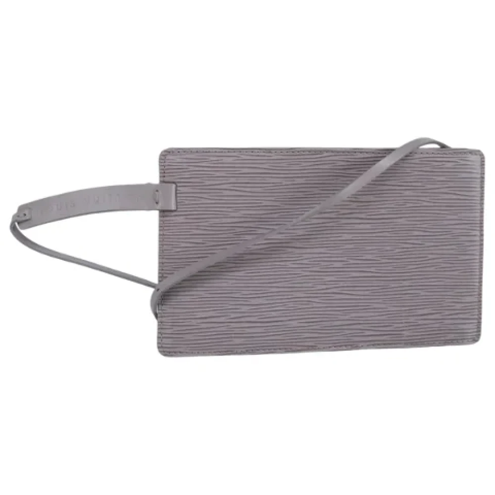 Louis Vuitton Vintage Pre-owned Leather pouches Purple Dames