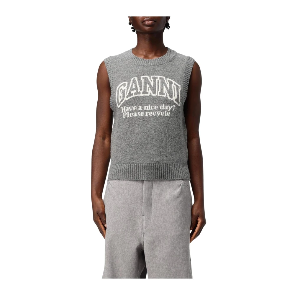 Knitwear > Round-neck Knitwear - - Ganni - Modalova