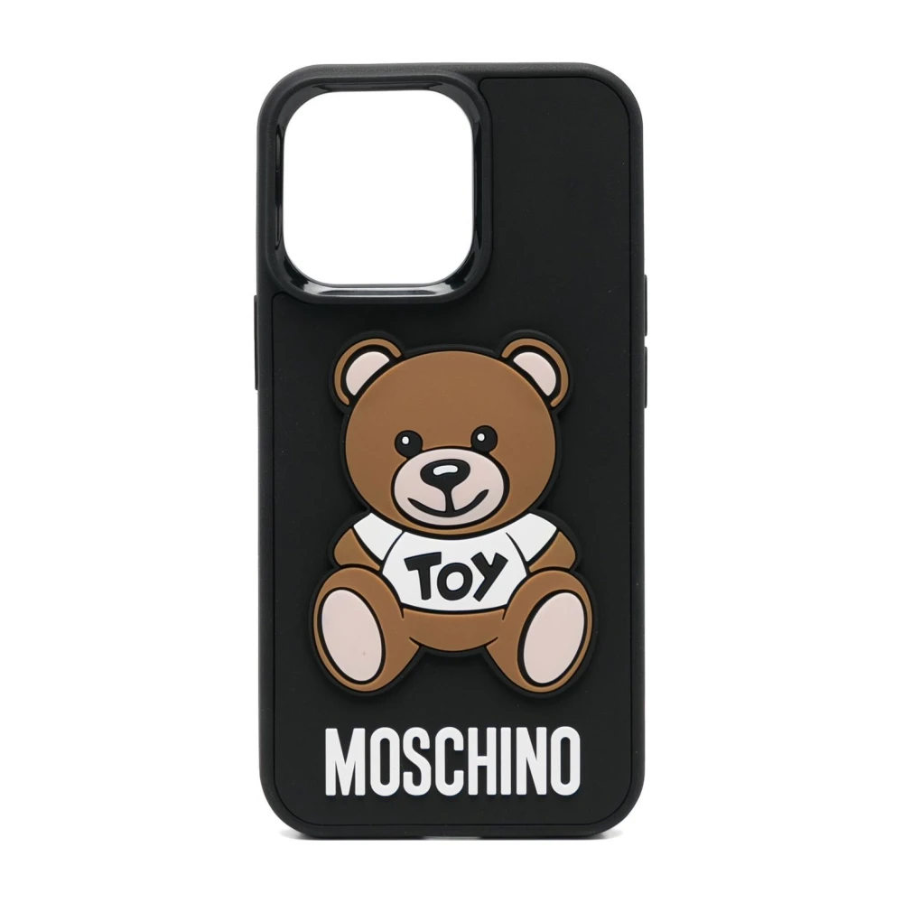 Moschino Teddy Bear iPhone 13 Pro Hoesje Black Dames