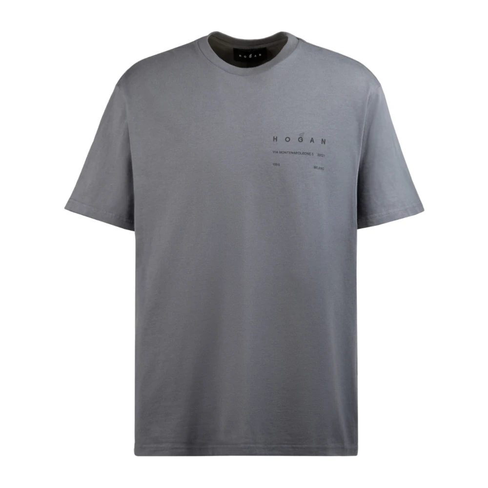 Hogan Snygga T-shirts och Polos Gray, Dam