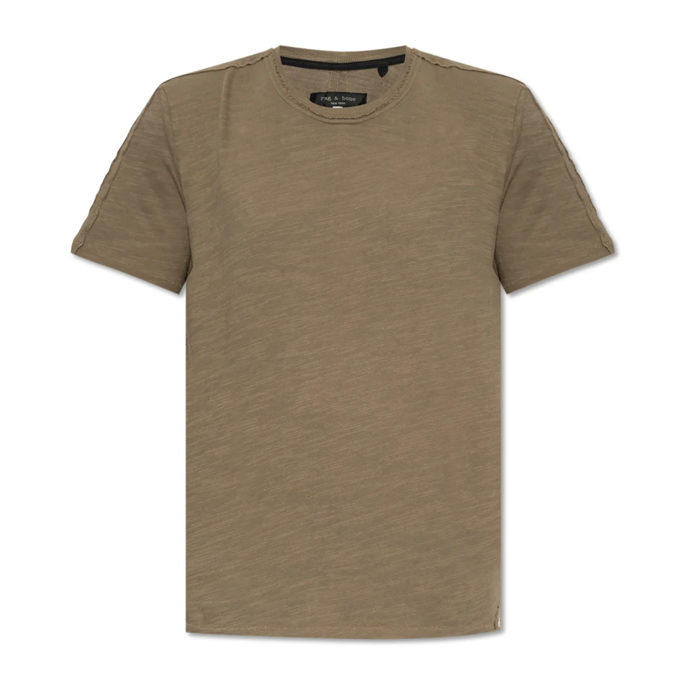 Rag & Bone T-shirt Flamę Brown Heren