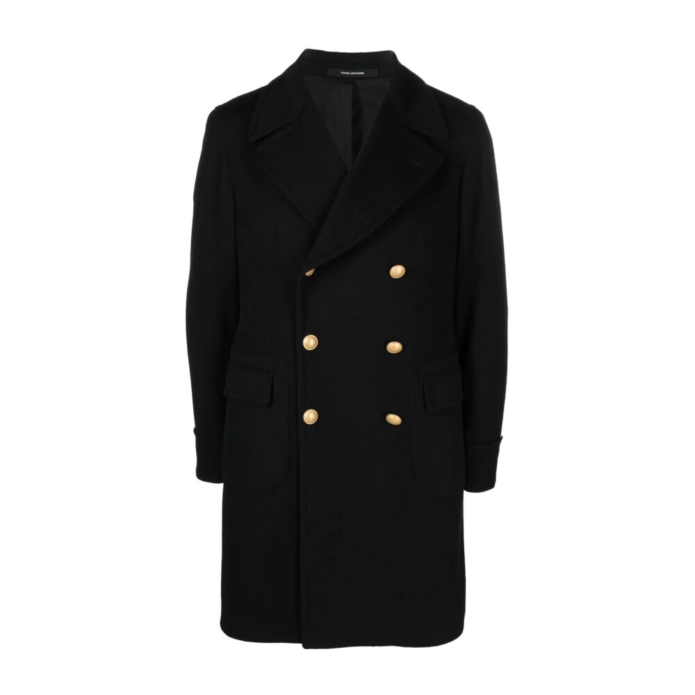 【関税込み】TAGLIATORE Coats Tagliatore double-breasted Coat | Grey | FARFETCH ID
