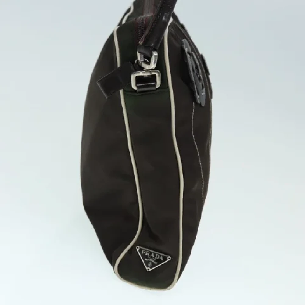 Prada Vintage Pre-owned Nylon handbags Black Dames
