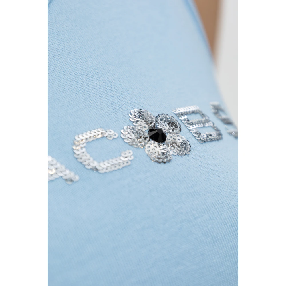 Marc Jacobs Logo top Blue Dames