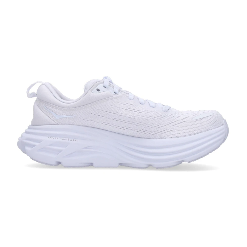 Hoka One One Vit utomhussko Bondi 8 White, Dam