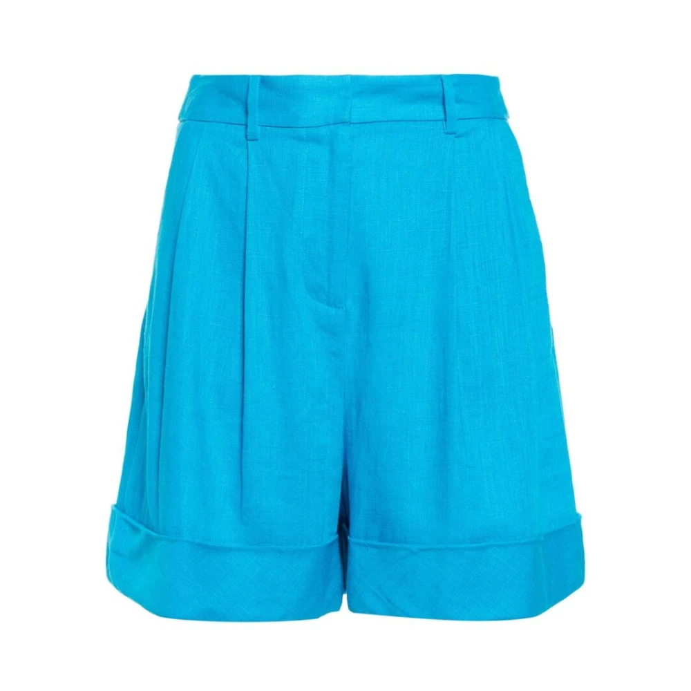 Diane Von Furstenberg Short Shorts Blue Dames