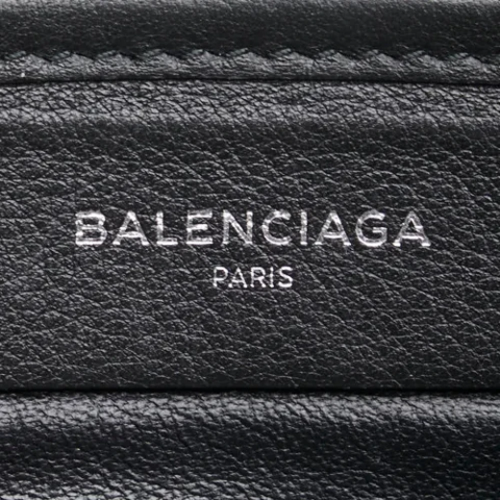 Balenciaga Vintage Pre-owned Leather clutches Black Dames