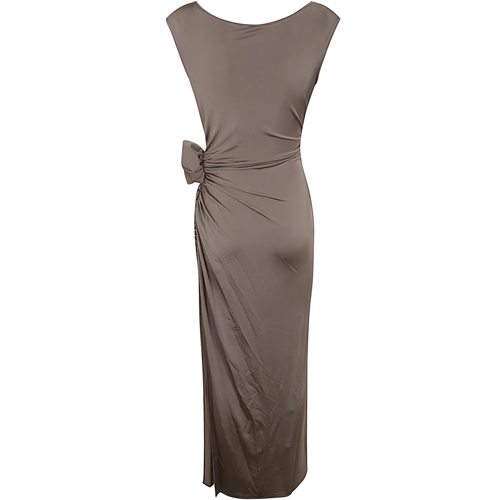 Magda Butrym Beige Jurk voor Vrouwen Brown Dames