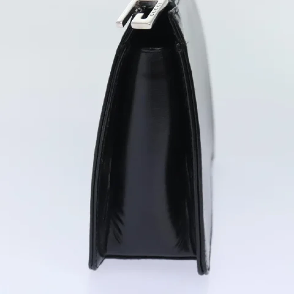 Gucci Vintage Pre-owned Leather pouches Black Dames
