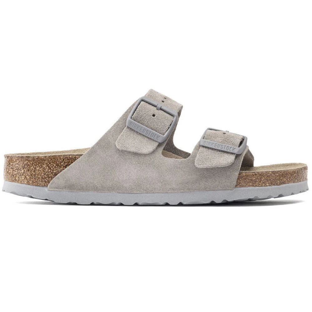 Birkenstock Men's Gray Arizona Sliders - Sliders - 7 Uk - Shoes