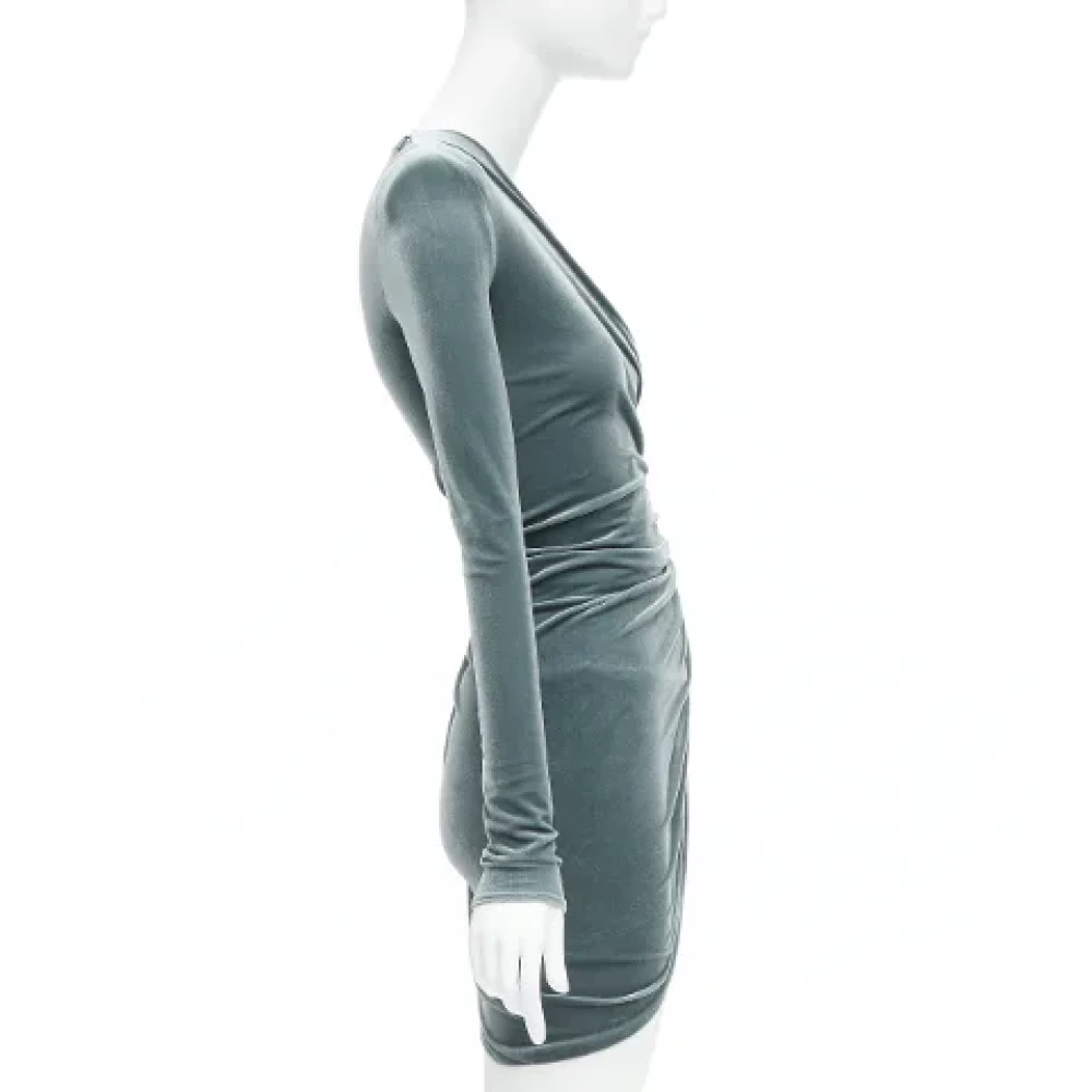 Alexandre Vauthier Pre-owned Polyester dresses Gray Dames