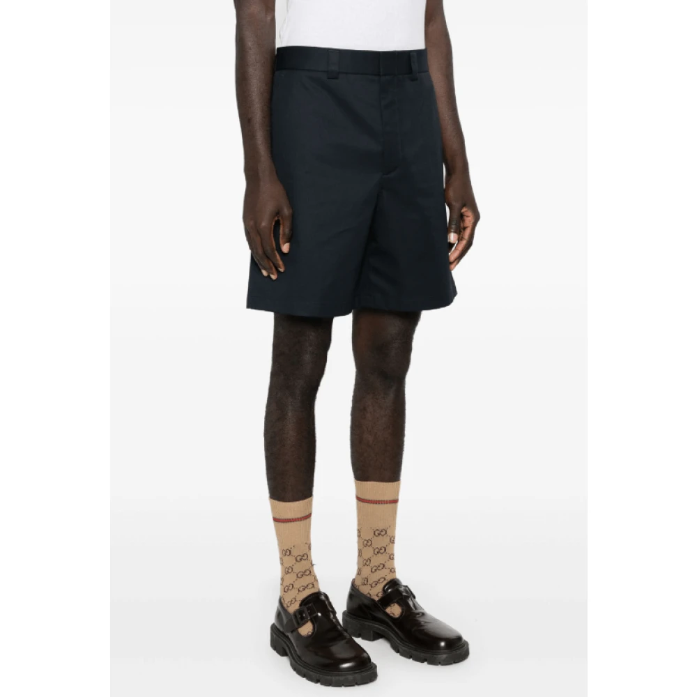 Gucci Bermuda Shorts Blue Heren