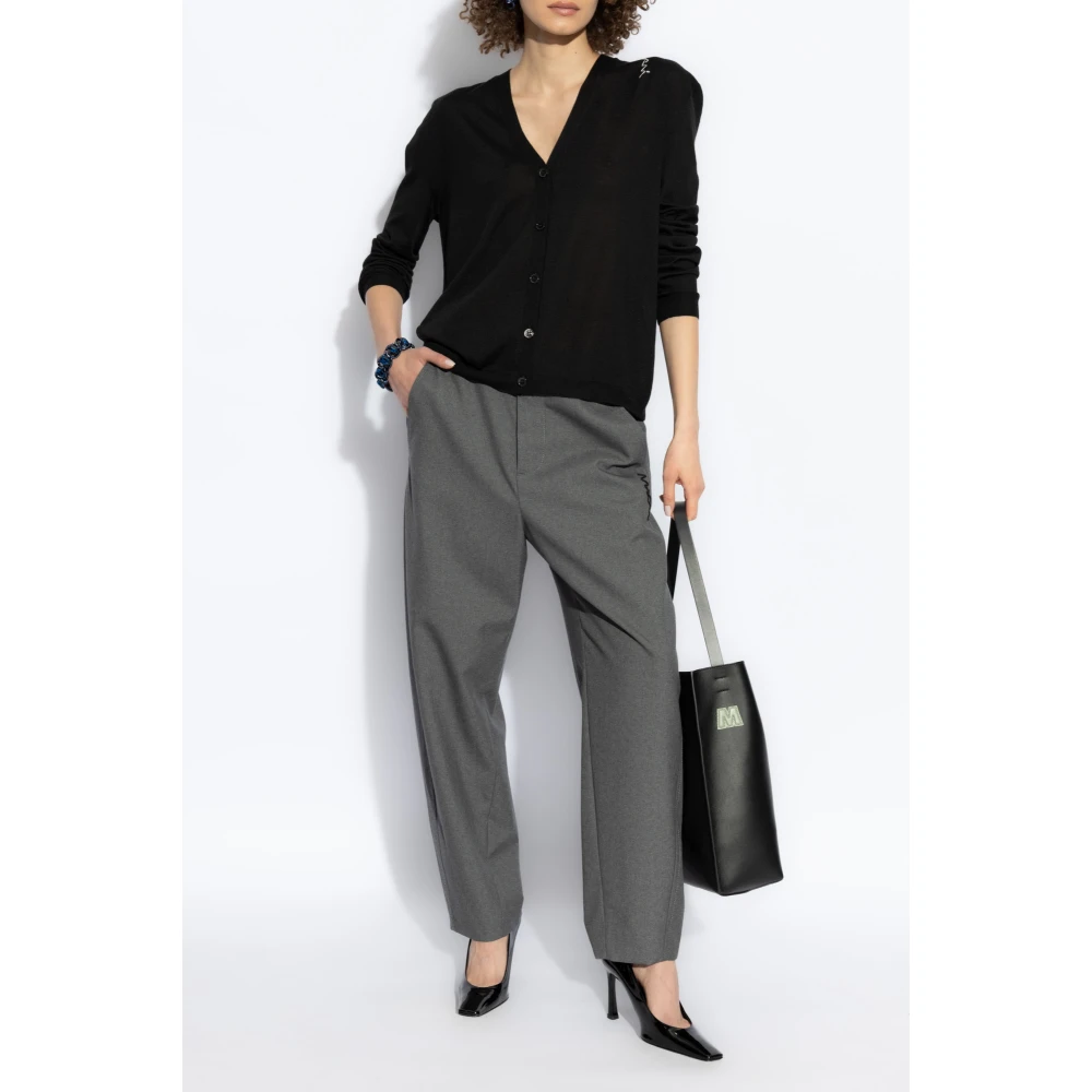 Marni Wollen broek Gray Dames