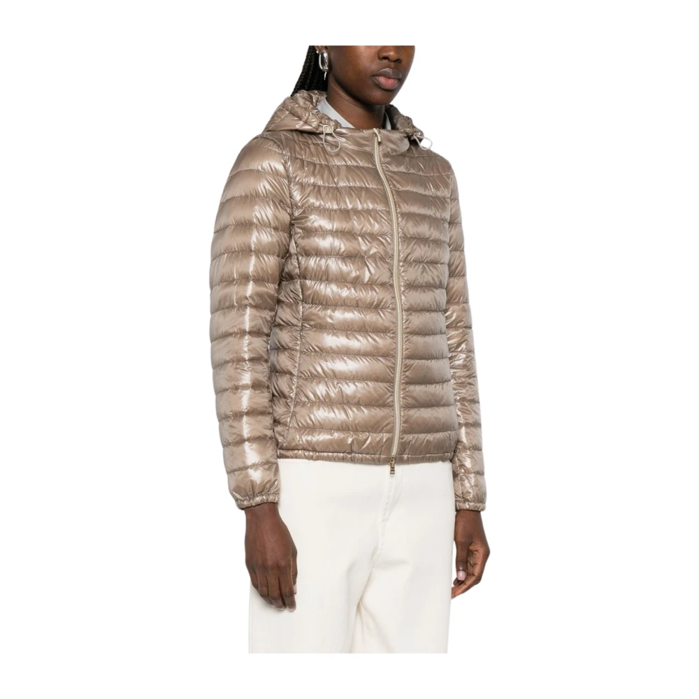 Herno Women's Gray Nylon Short Down Jacket - Down Jackets - Xs - Jackets