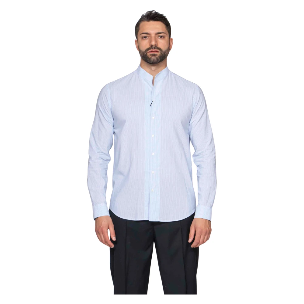Emporio Armani Herr Blå Skjortor Xl, Shirts