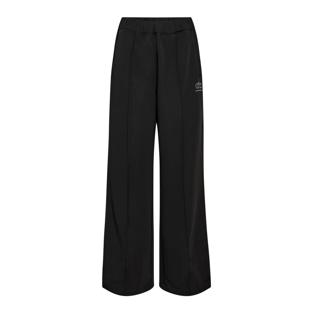 Co'Couture Svarta Crease Pant Byxor Black, Dam