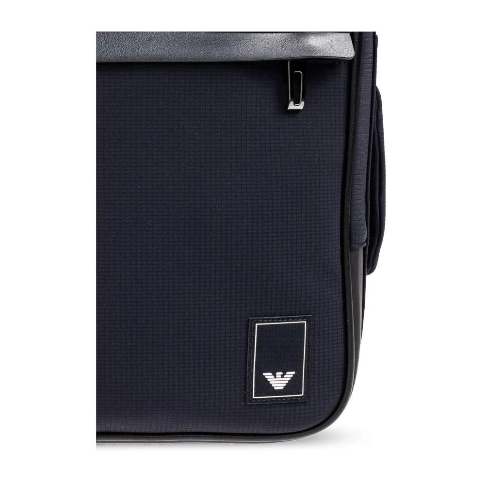Emporio Armani Stijlvolle Urban Rugzak voor Dagelijks Gebruik Black Heren