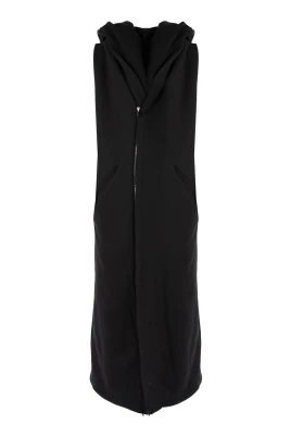 Huvad Ärmlös Jacka Urban Stil