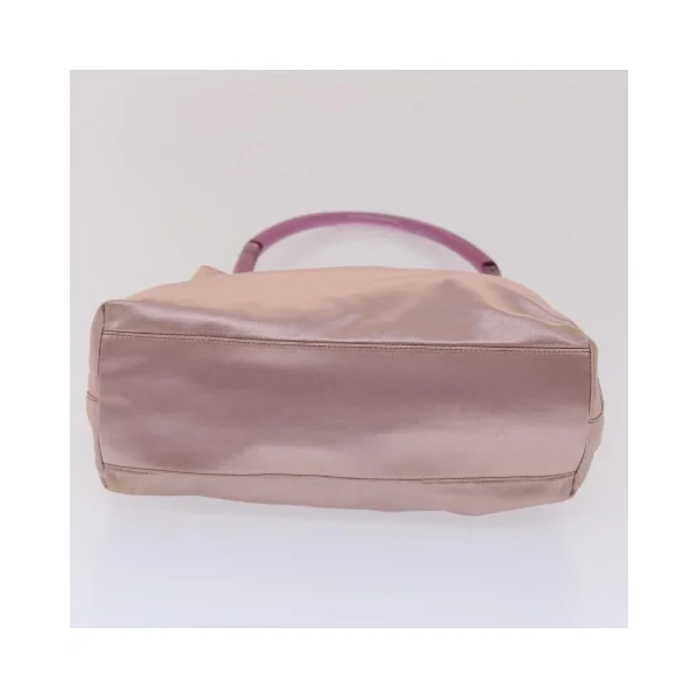 Prada Vintage Pre-owned Satin handbags Pink Dames