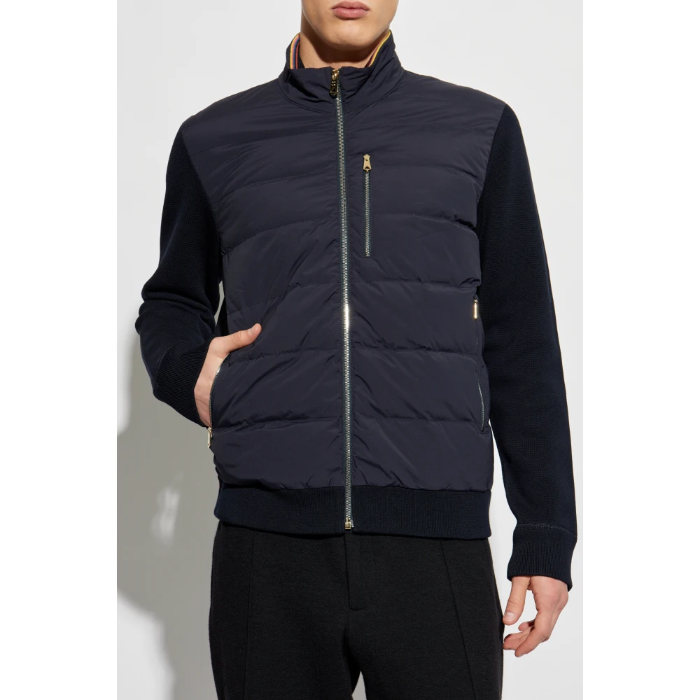 Paul Smith Vest met gewatteerde voorkant Blue Heren