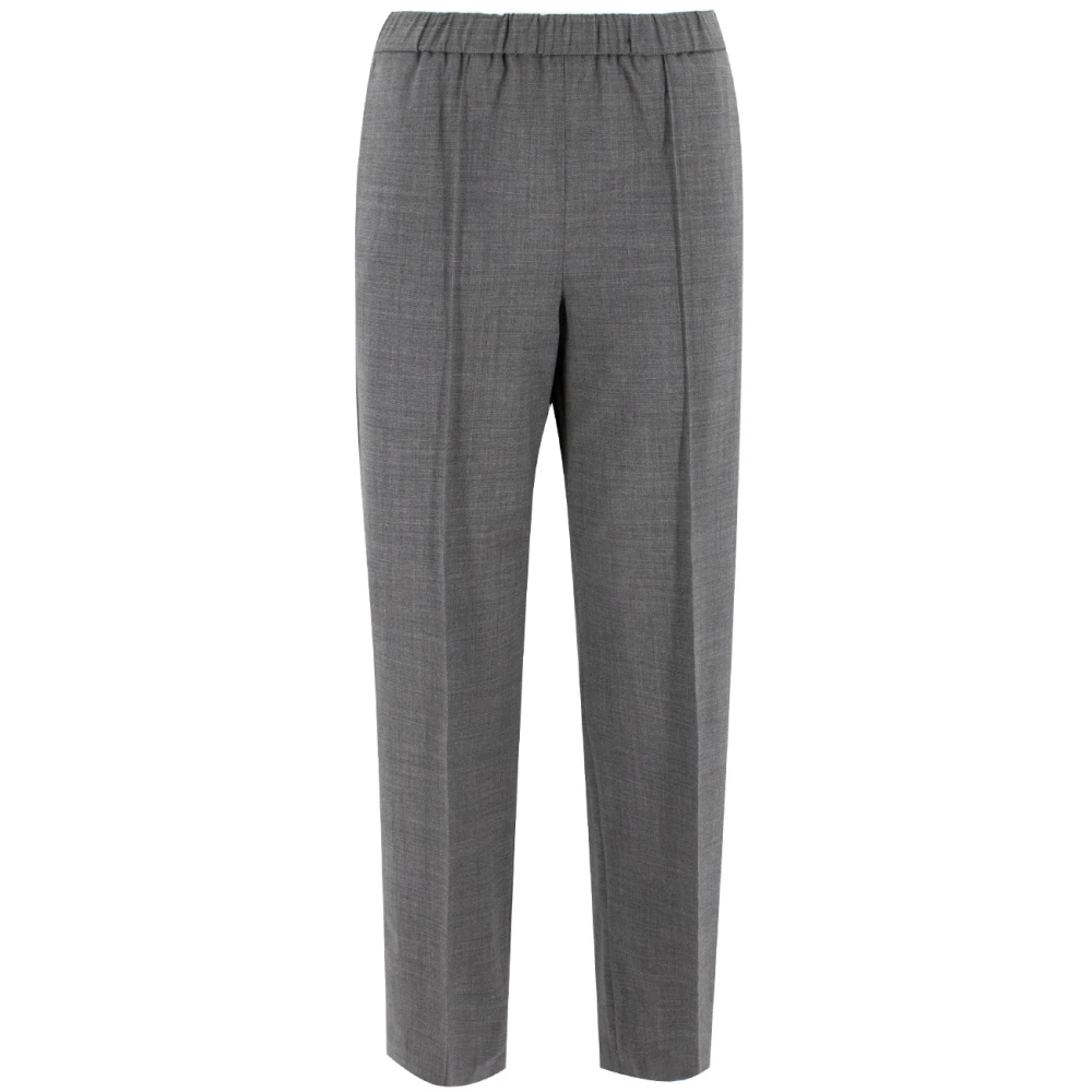 Fabiana Filippi Melange Straight Broek Gray Dames