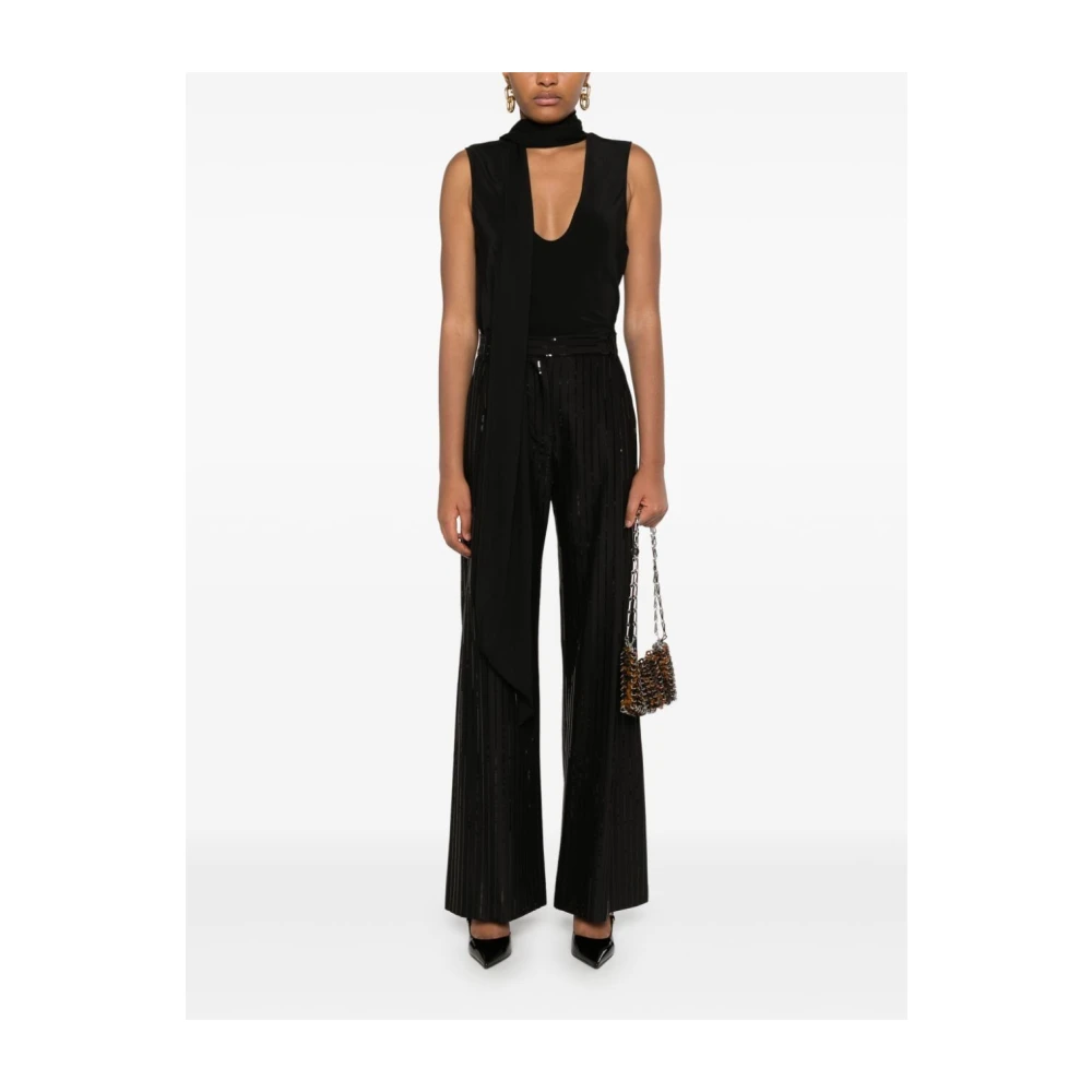 Ermanno Scervino Zwarte Broek Black Dames