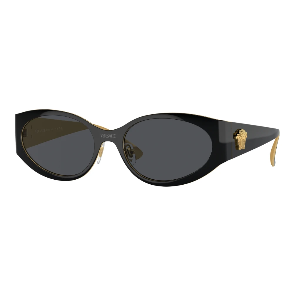 Versace Unisex Black Sunglasses - Sunglasses - 56 Mm - Accessories