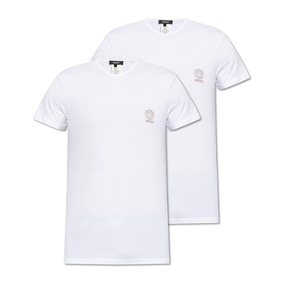 Versace Uomo Bianco Top, 2XL, New,