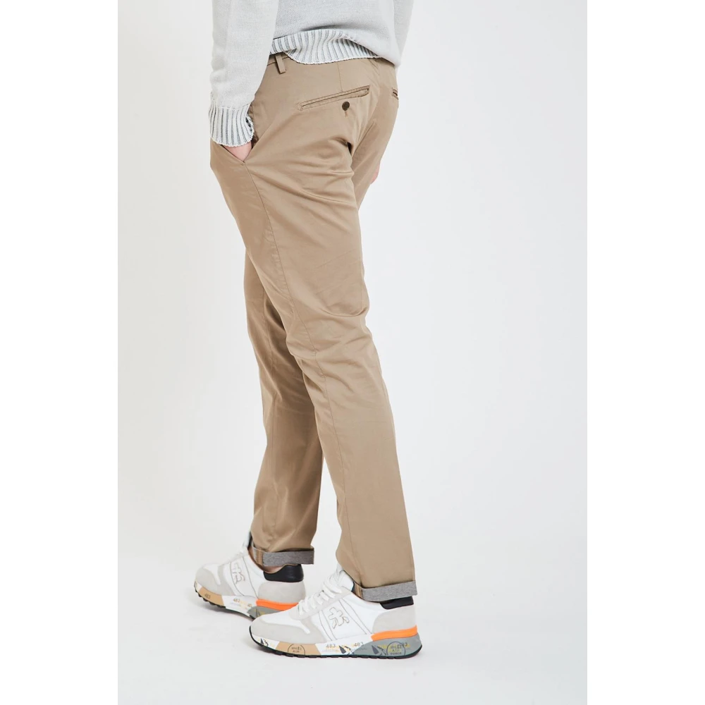 Dondup Gaubert Geplooide Broek Beige Heren