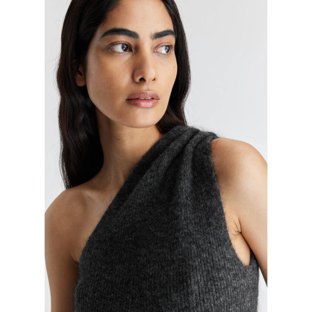 Axel Arigato Suki One Schouder Top Gray Dames
