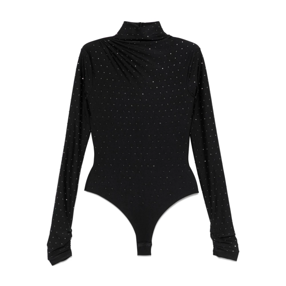 Andamane Parker Bodysuit Tops Black Dames