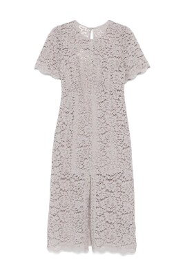 grey-dress-with-short-sleeves