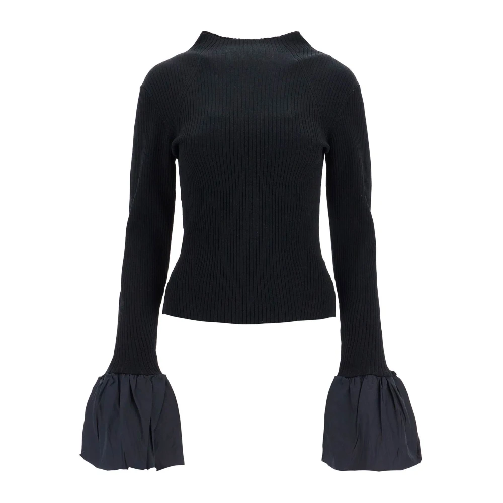 Elegant High Neck Viscose Top