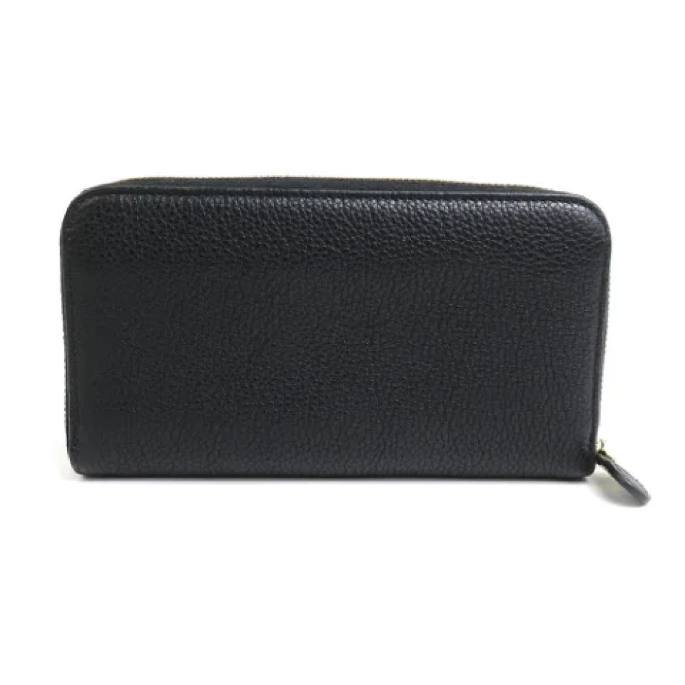 Salvatore Ferragamo Pre-owned Leather wallets Black Dames