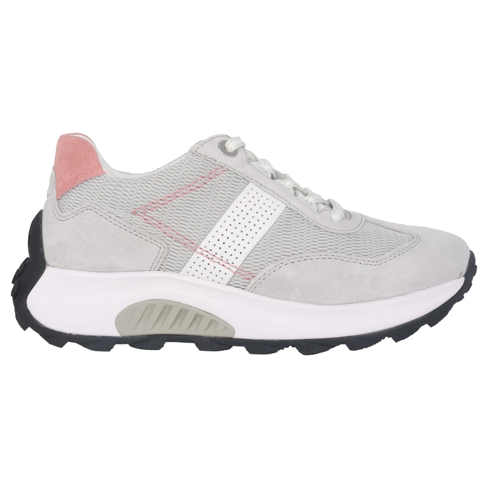Gabor Rollende sneaker – hoge kwaliteit Dames Schoenen Grijs