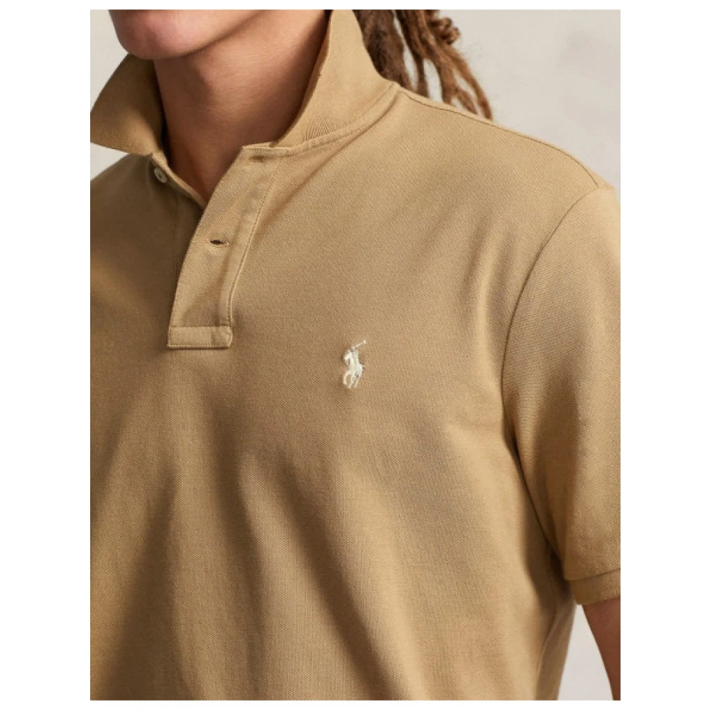Polo Ralph Lauren Polo Shirt met Korte Mouwen op Brown Heren