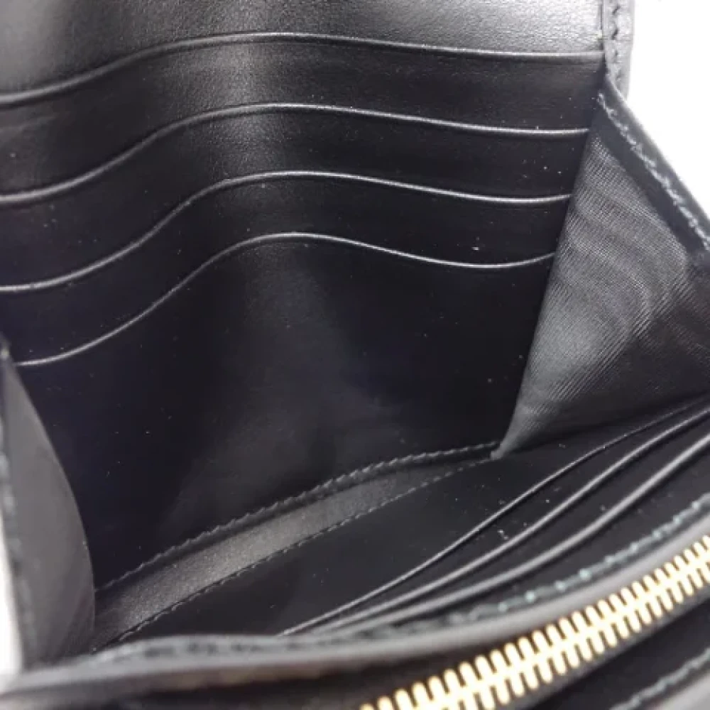 Gucci Vintage Pre-owned Leather wallets Black Dames