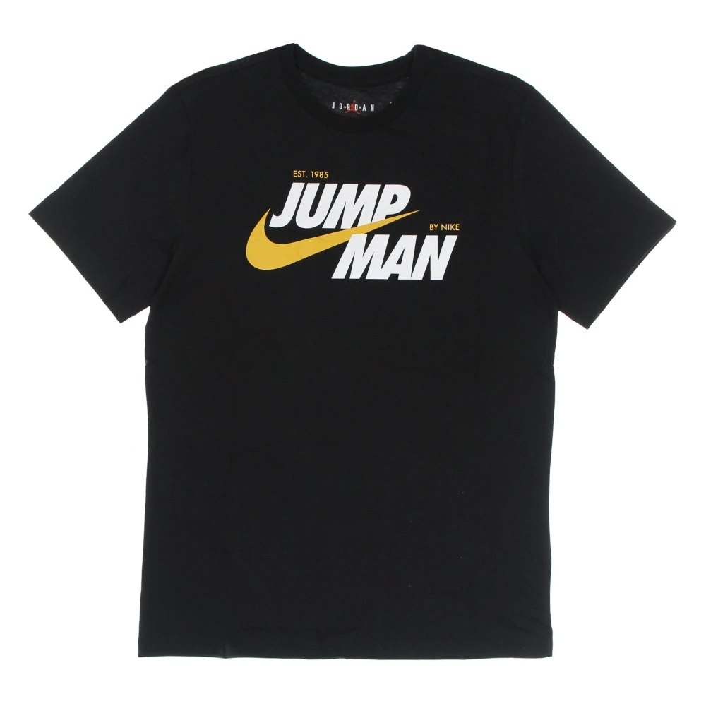Jordan Grafische Crew Neck T-shirt Zwart Black Heren