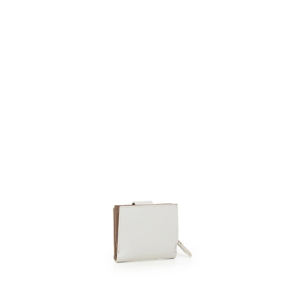 Valentino by Mario Valentino Alexia Portemonnee Bianco Cuoio Stijlvolle Handtas White Dames