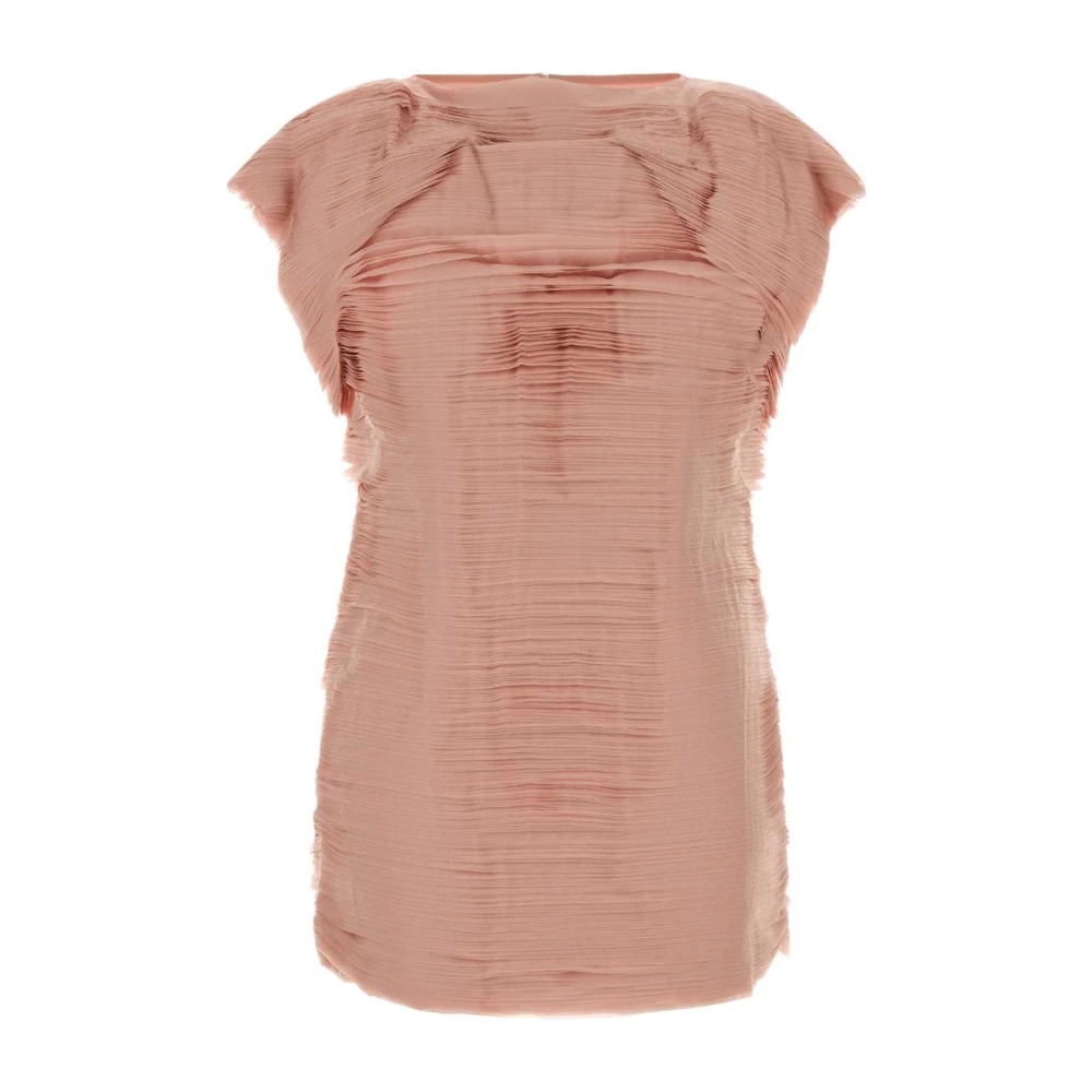 Jil Sander Women's Pink Nylon Mini Dress - Party Dresses - L - Dresses