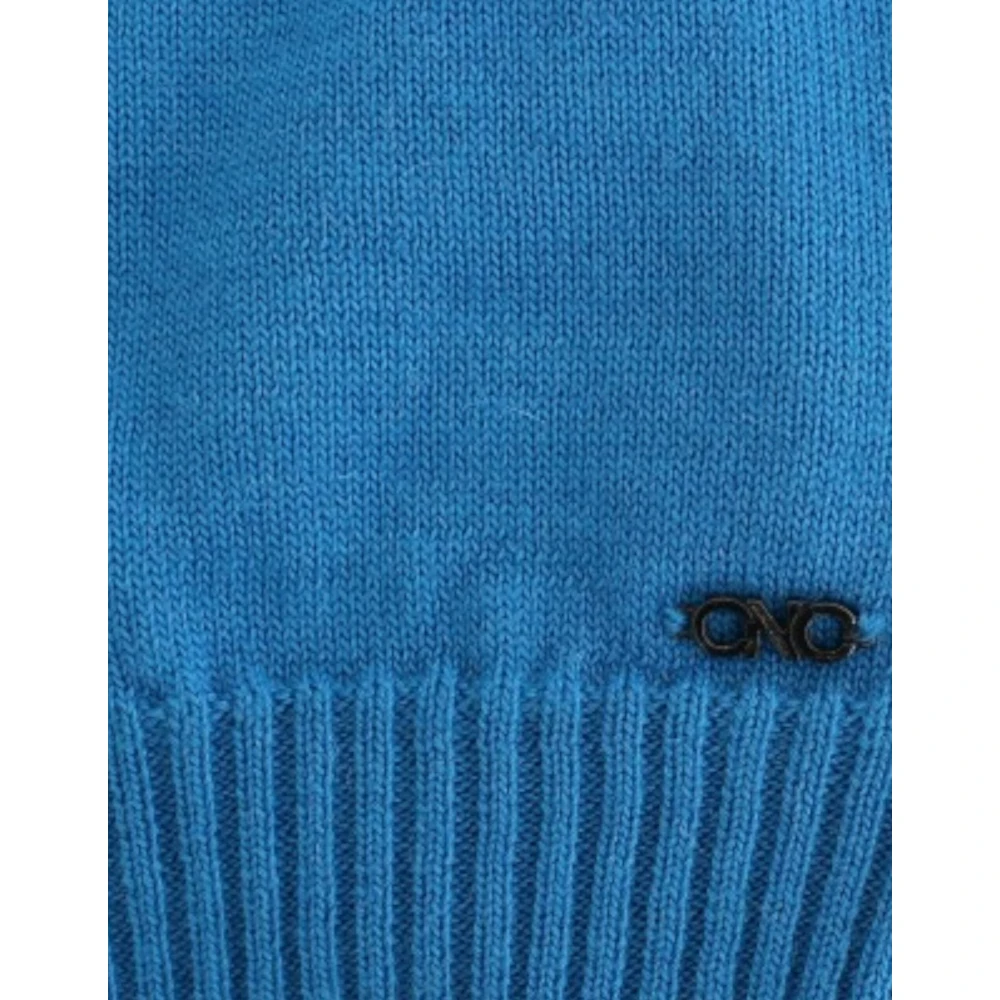 Costume National Blauwe Gebreide Trui met Ronde Halslijn Blue Dames