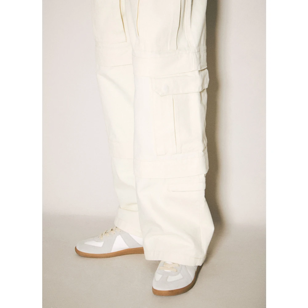 Entire Studios Canvas Cargo Broek Beige Heren