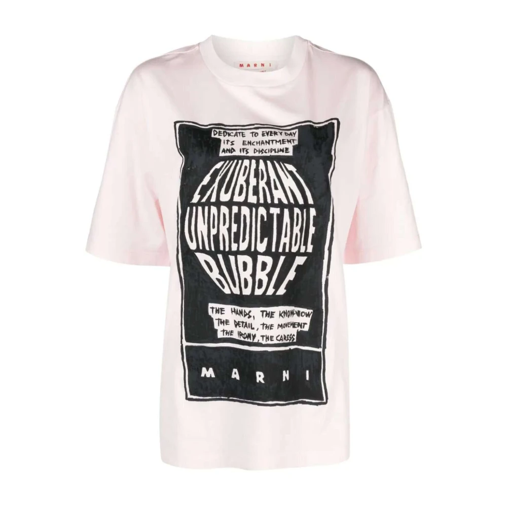 Marni - Tops > T-Shirts - Pink - Marni - Modalova