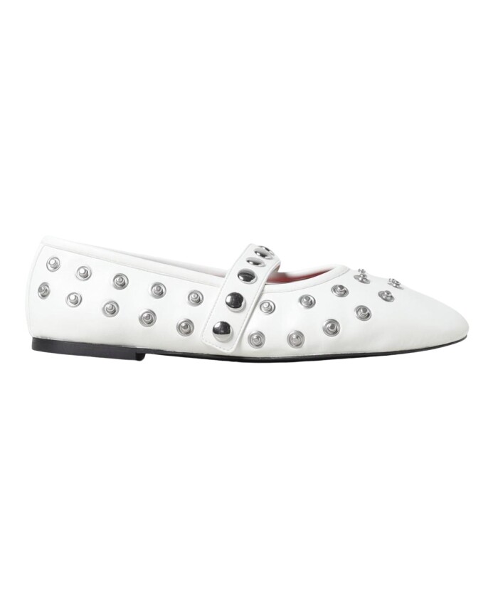 ballerines-blanches-cloutees