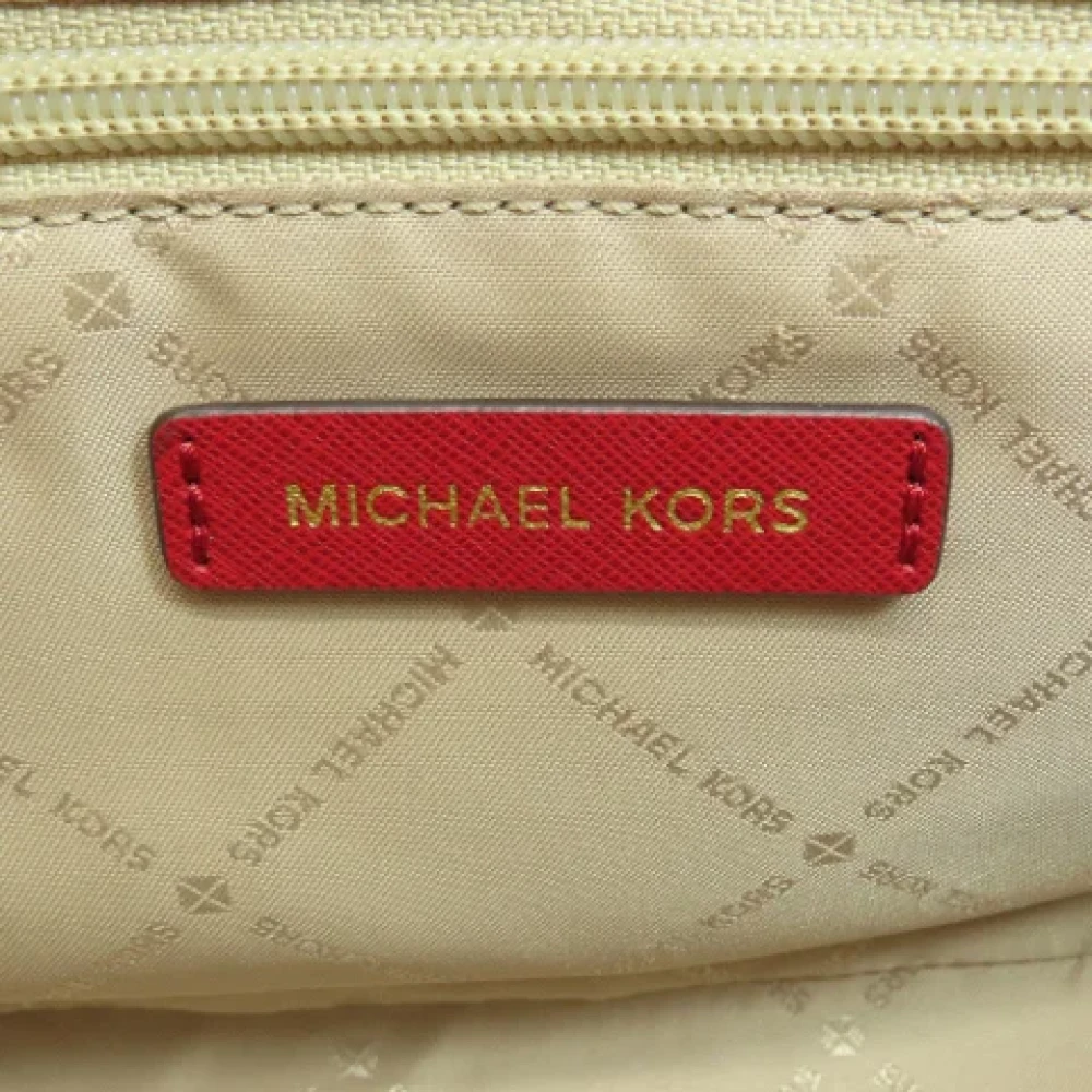 Michael Kors Pre-owned Leather shoulder-bags Red Dames