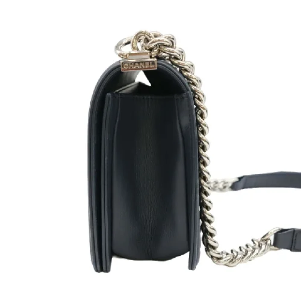 Chanel Vintage Pre-owned Canvas chanel-bags Blue Dames